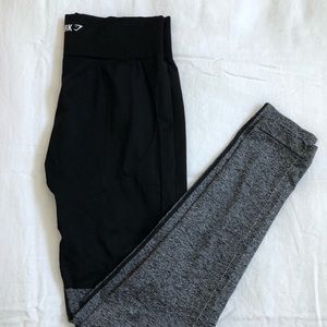 gym shark two-toned leggings